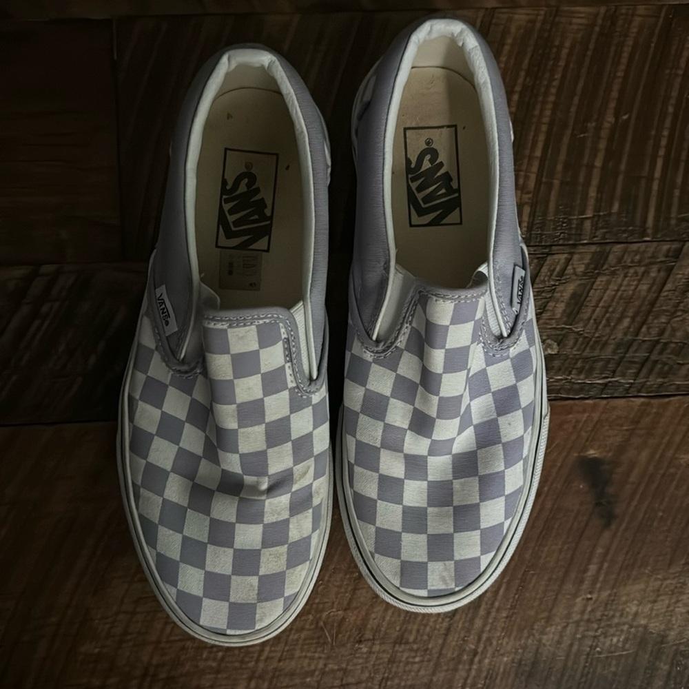 Women’s checkered Vans